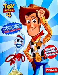 Libro De Actividades Y Colorear 16 Páginas Toy Story 4