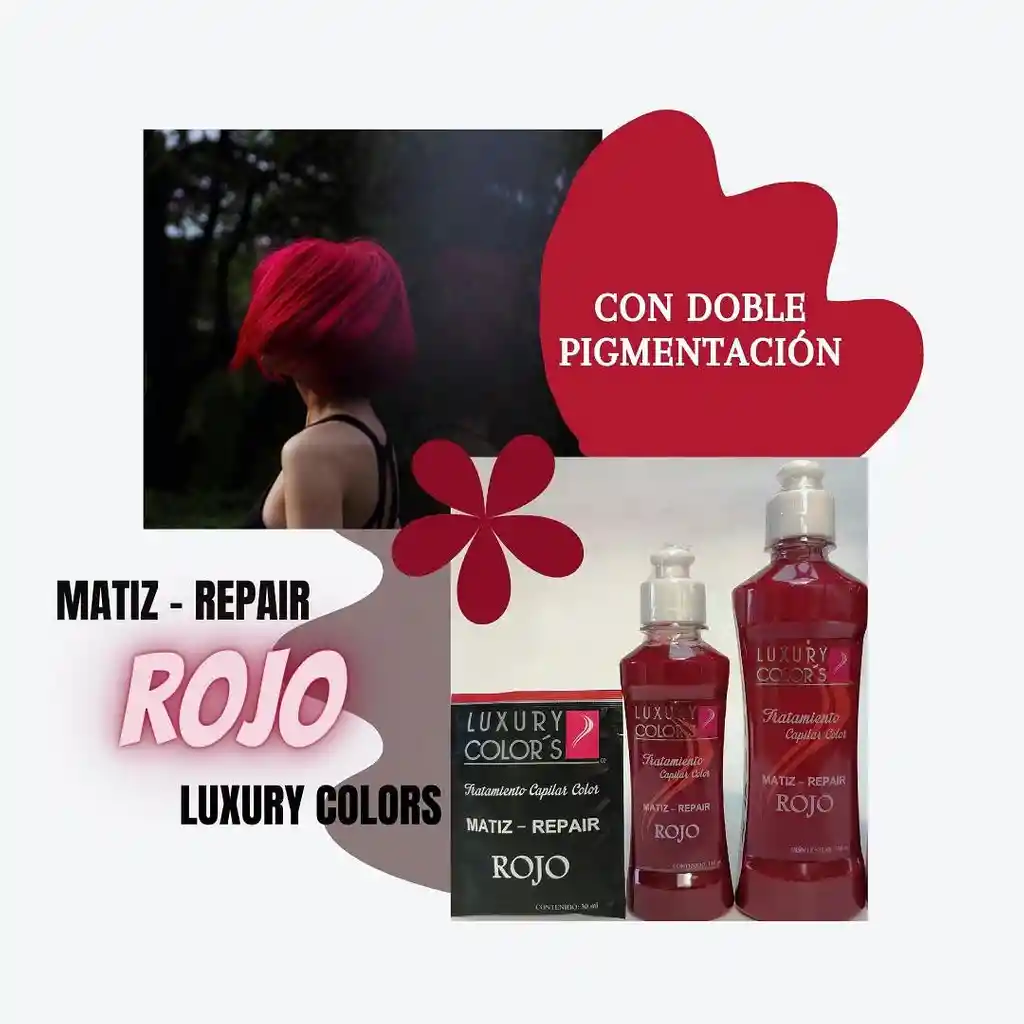 Matizante Luxury Rojo Sachet X30ml