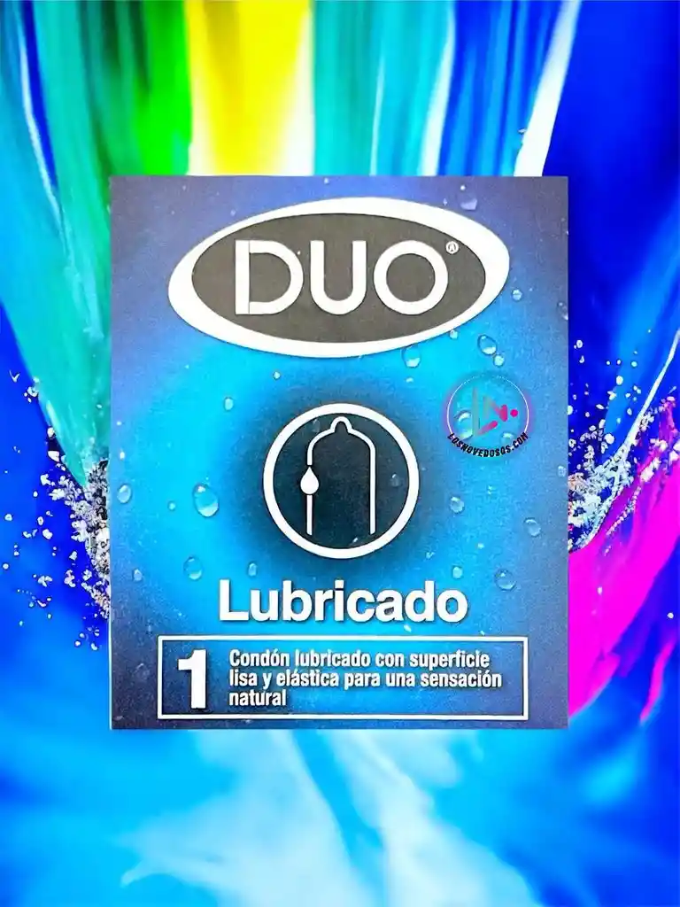 Preservativo Condon Duo Lubricado Con Superficie Lisa