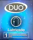 Preservativo Condon Duo Lubricado Con Superficie Lisa