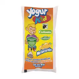 Yogur Kid Melocotón Colanta Bolsa X 190 Ml