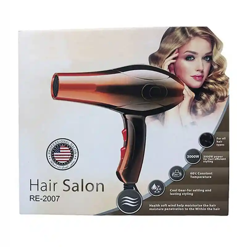 Secador Cabello 3000w Aire Caliente Frio Remlngton Re-2007