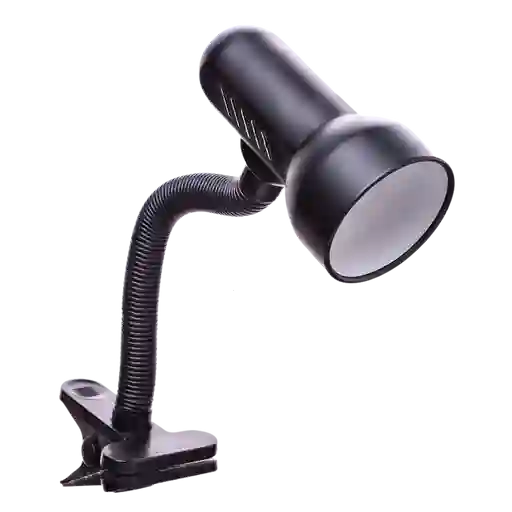 Lámpara De Pinza Flexible E27 Negra