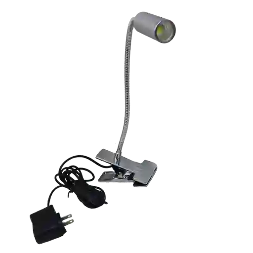 Lámpara Led De Pinza Flexible 3w 6500k Satín