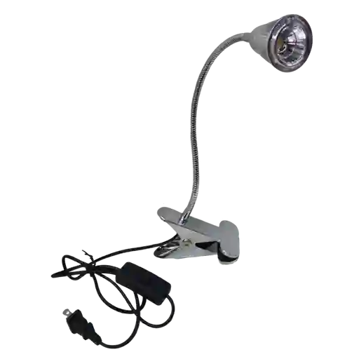 Lámpara Led De Pinza Flexible 3w 6500k Satín