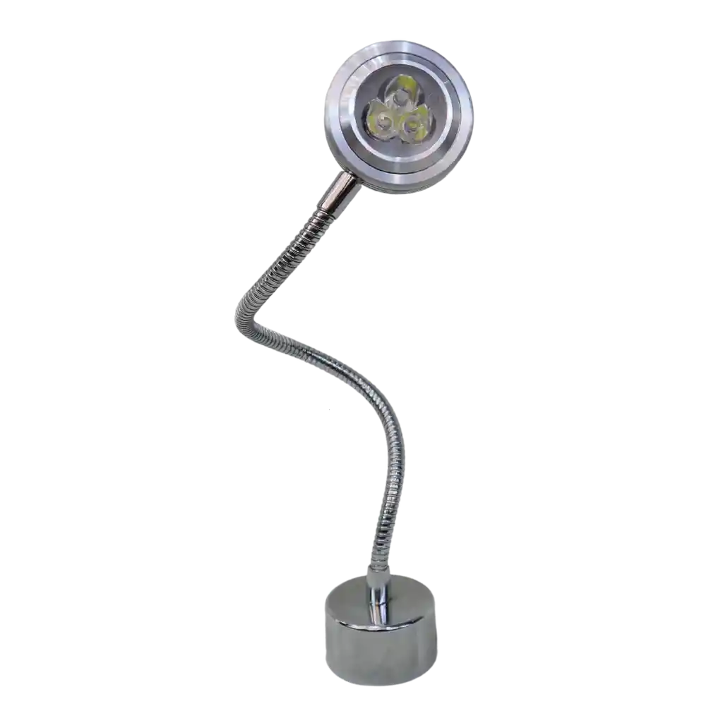 Lámpara Led De Pared Circular Flexible 3w 6500k Satín