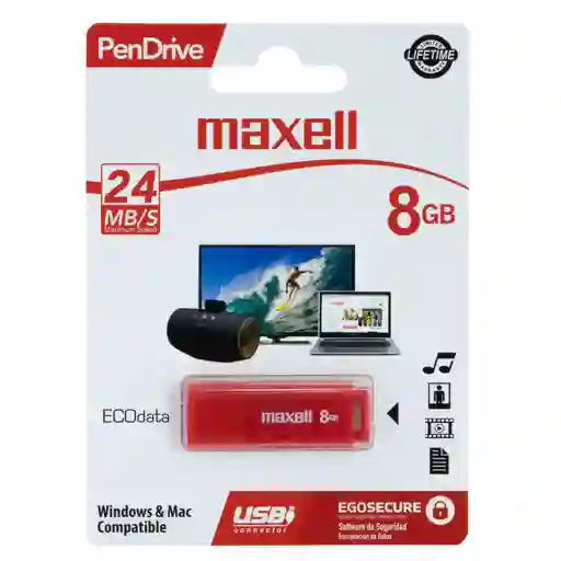 Usb Maxell 8gb