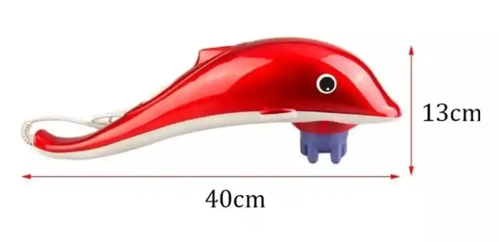 Masajeador Eléctrico Corporal Delfín Con Infrarrojo Antiestres Alivia Dolor