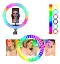 Aro De Luz Rgb Led Flash 26 Cm Fotografía Selfie + Trípode