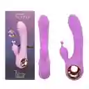 Vibrador Consolador Doble Estimulacion Punto G Diseño Lujo Tifany