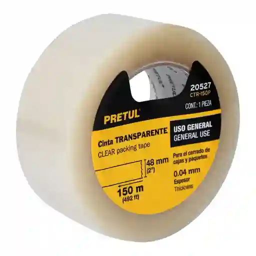 Cinta Embalaje Transparente 48mm X 150m Pretul