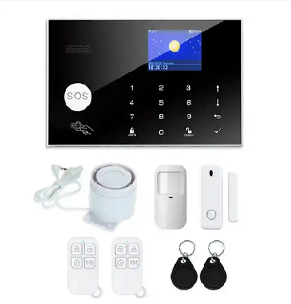 Kit Sistema De Alarma Seguridad Wifi +gsm Casa Local Empresa