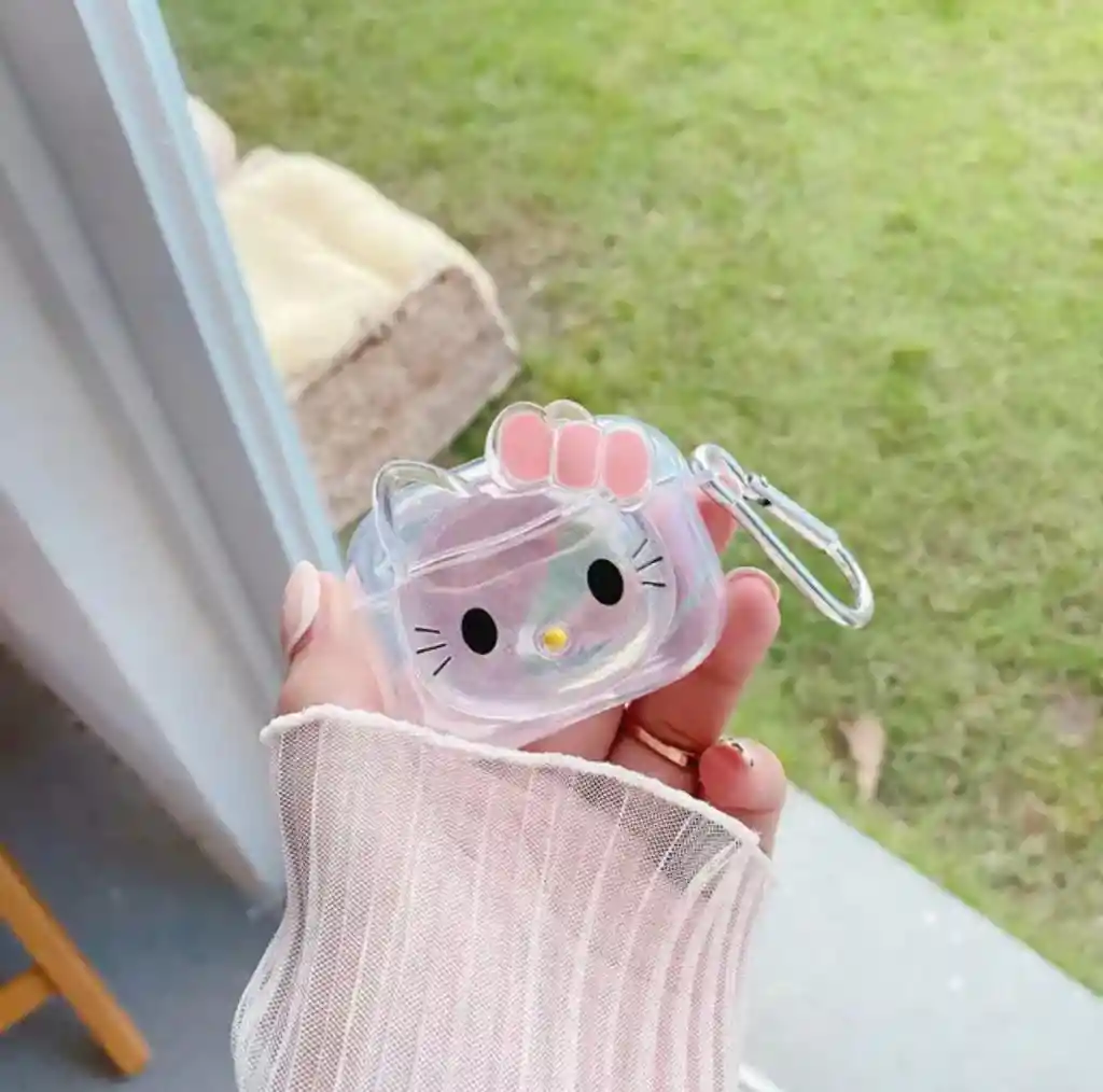 Funda O Case Para Airpods Pro (hello Kitty Moño)