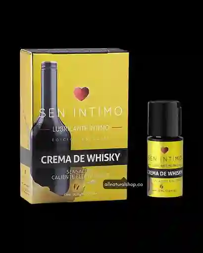  Lubricante Caliente Electrizante Crema De Whisky Sen Intimo 30Ml 