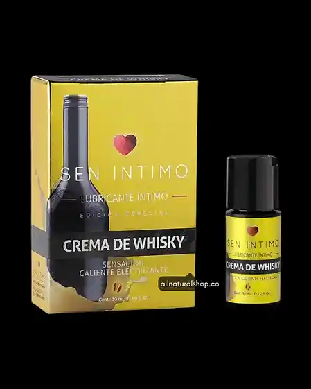  Lubricante Caliente Electrizante Crema De Whisky Sen Intimo 30Ml 