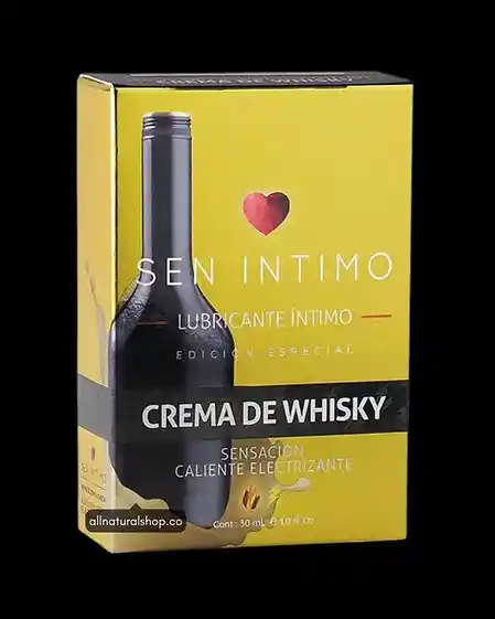  Lubricante Caliente Electrizante Crema De Whisky Sen Intimo 30Ml 