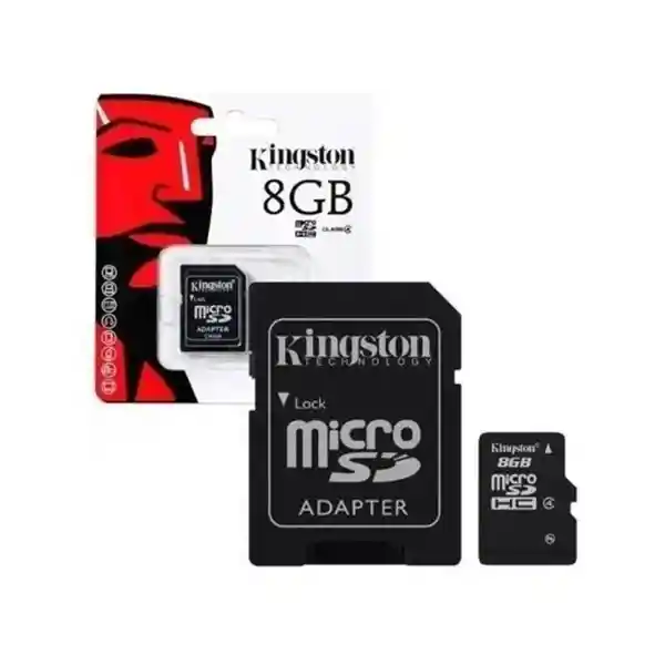 Memoria Micro Sd 8gb Kingston Clase 10