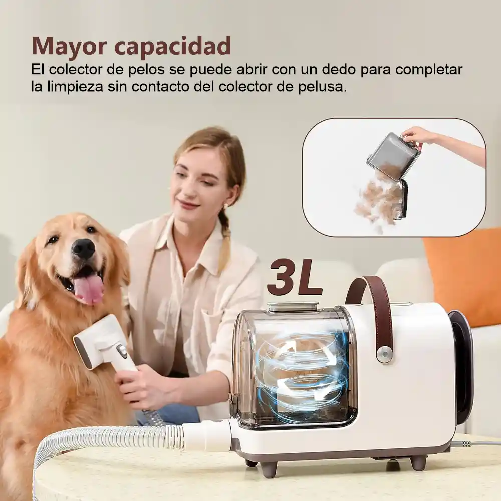 Kit De Aseo Mascotas Suncción Al Vacio 7en1 Bunfly Pc-s1