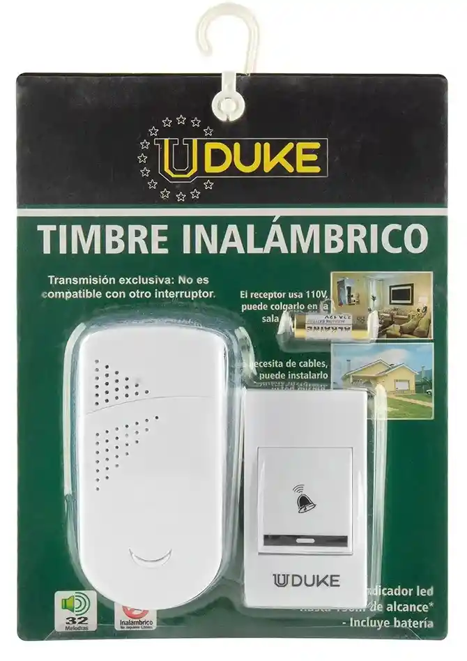 Timbre Inalambrico Energia Uduke Frecuecia General