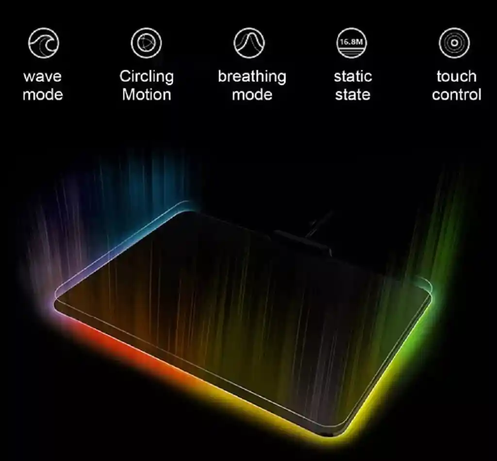 Pad Mouse Gamer Rgb + Controlador Rgb