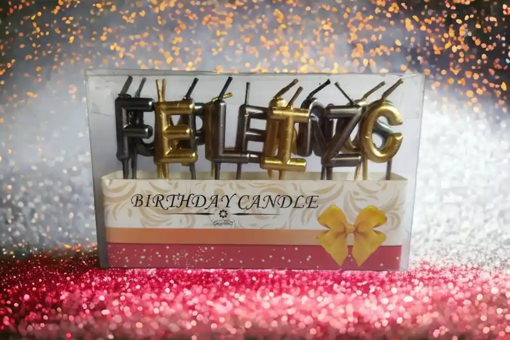 Velas De Feliz Cumpleaños X 15 Letras