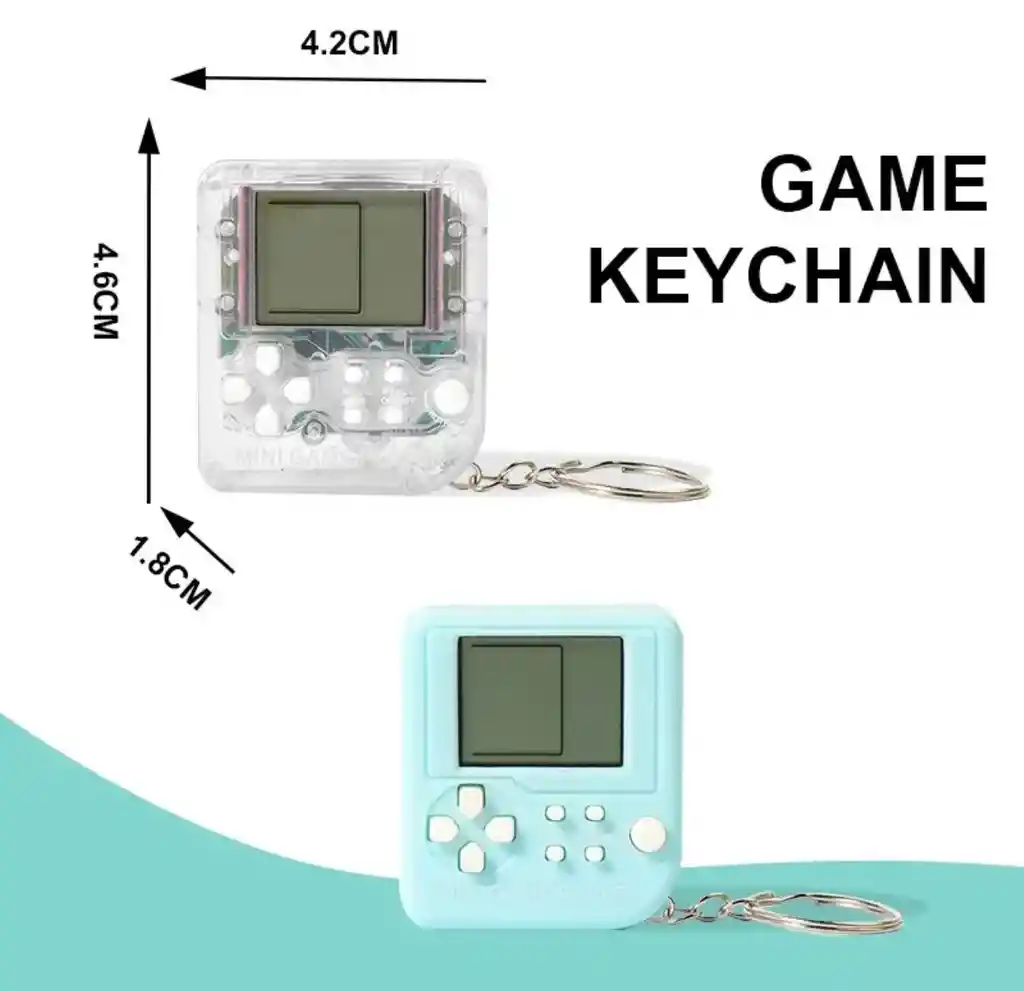 Mini Brick Game Keychain