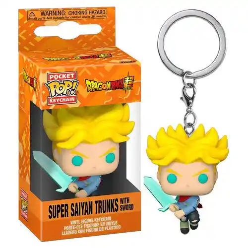 Funko Pop Super Saiyan Trunks Keychain