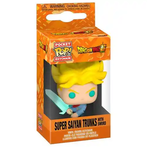 Funko Pop Super Saiyan Trunks Keychain