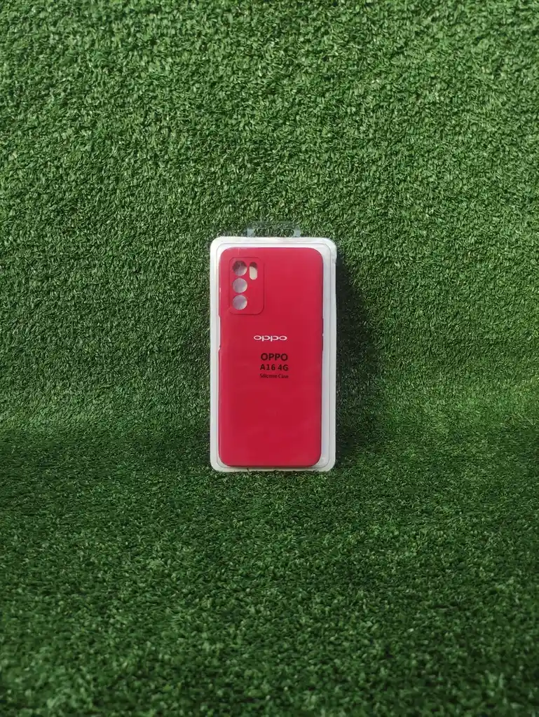 Oppo A16 4g | Forro Protector| Silicone Case | Rojo |oppo | Carcasa | Funda | Anti Humedad