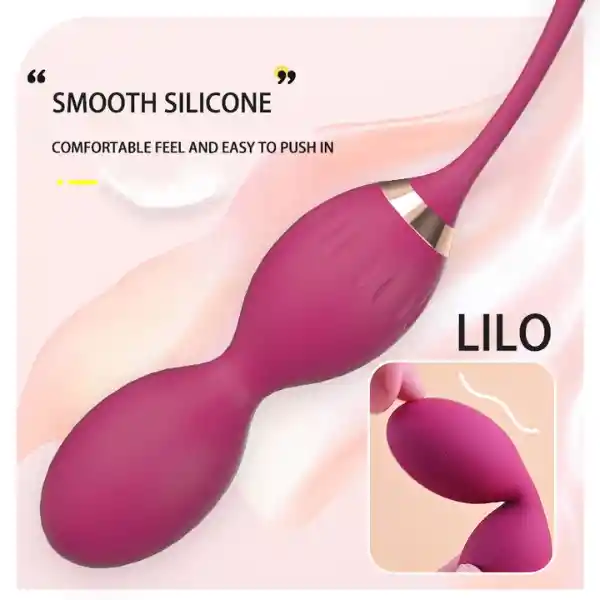 Bolas Chinas Kegel Lilo Vipmix X3 Rosado - Para Ejercicios Pélvicos