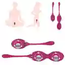 Bolas Chinas Kegel Lilo Vipmix X3 Rosado - Para Ejercicios Pélvicos