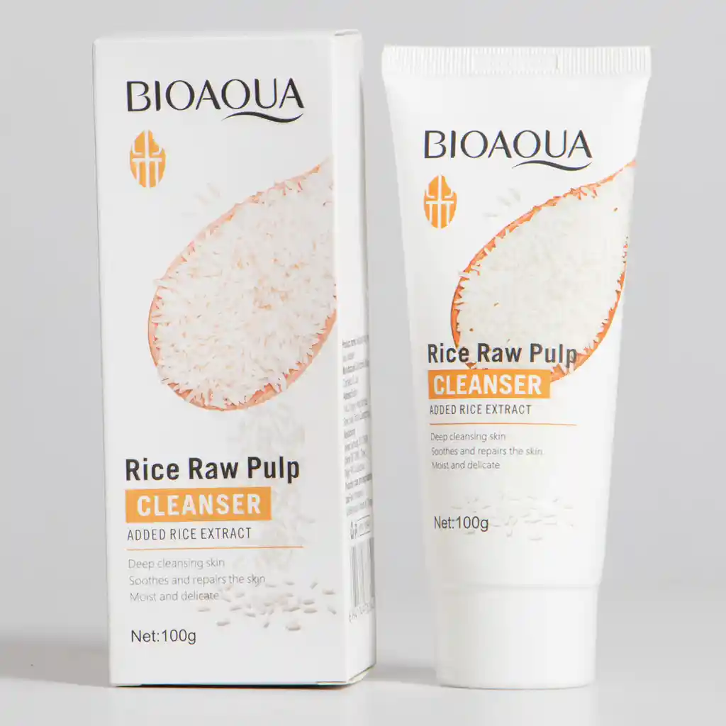  Jabon Facial De Arroz  BIOAQUA  