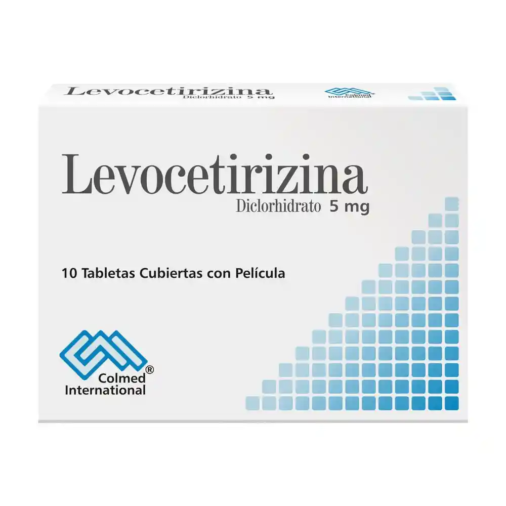 Levocetirizina 5 Mg X 10 Tabs