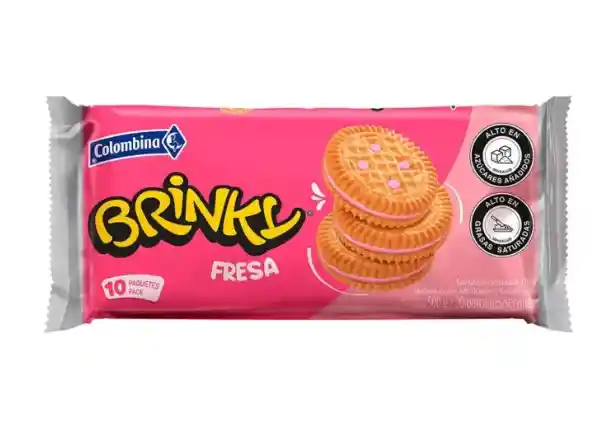 Galletas Brinky Fresa X 10 Un