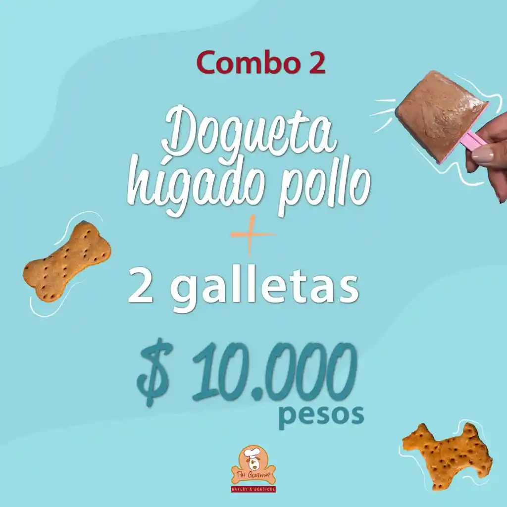 Combo Dogueta Higado De Pollo