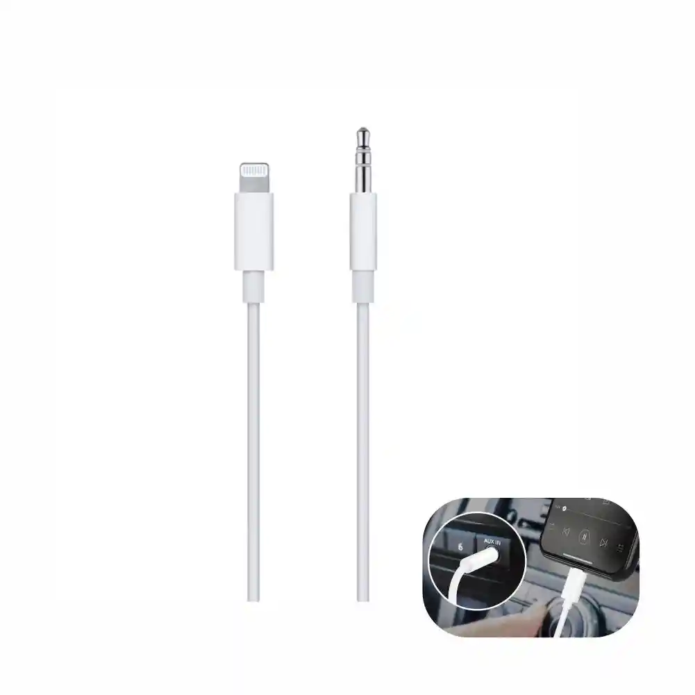 Cable Convertidor Aux De Iphone A Jack 3.5 Para Iphone