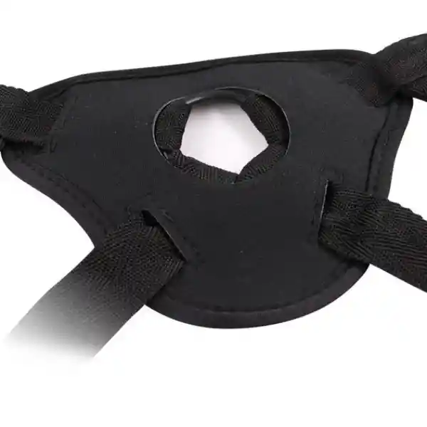 Arnés Para Dildo Ajustable Negro Cuero Sintético