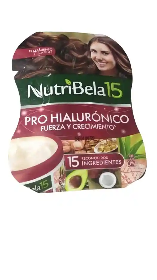 Nutribela Pro Hialurónico Fuerza Y Crecimiento 15 Ingredientes