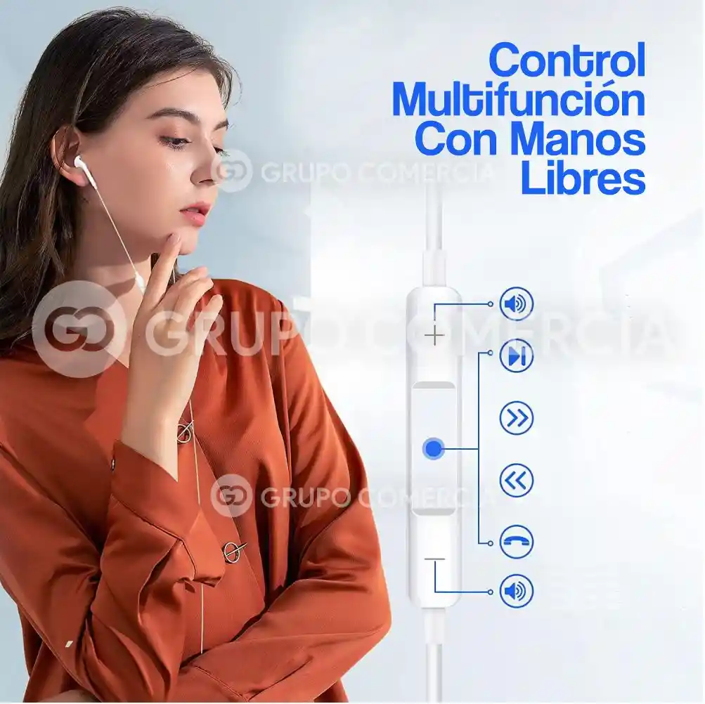 Manos Libres Audifonos Tipo C Original Cómodos Quality