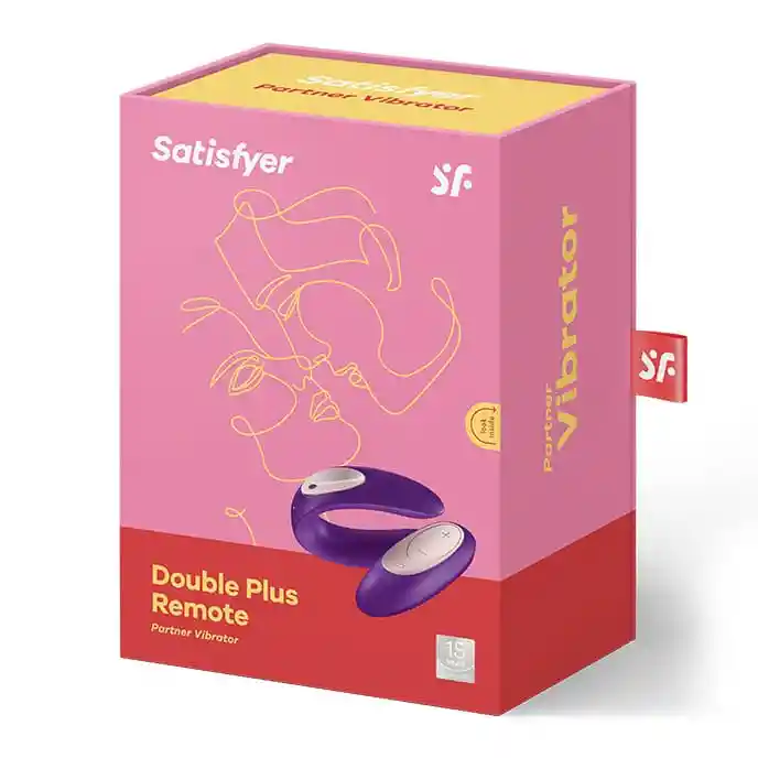   SATISFYER  Double Plus Partner Vibratorpurple 