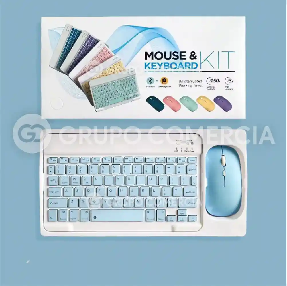 Teclado Con Mouse Slim Para Computador Portátil Bluetooth