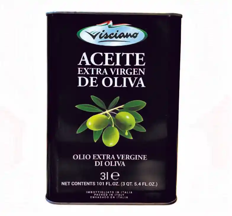 Aceite De Oliva Extravirgen Visciano De 3 Litros