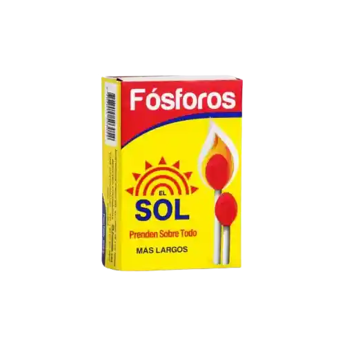 Fósforos - El Sol 2,2g