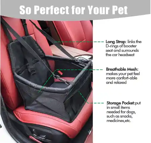 Silla De Auto Para Mascota, Razas Pequeñas Y Medianas