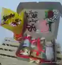 Ancheta Caja Desayuno Con Arreglo Floral