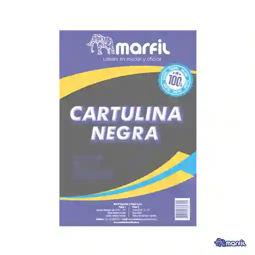 Cartulina Negra 1/8