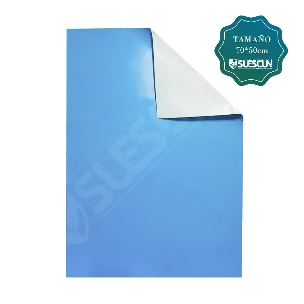 Papel Silueta Carta Color Azul Medio 1/8