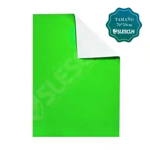 Papel Silueta Carta Color Verde Biche 1/8