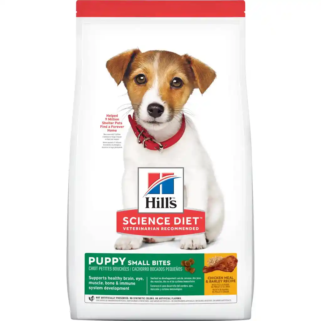   Hills  Science Diet Puppy Small Bites Chicken & Barley Recipe Dog Food 15.5 Lb 