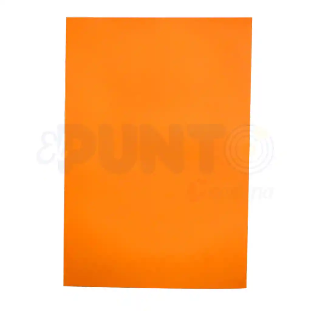 Cartulina Plana Naranja